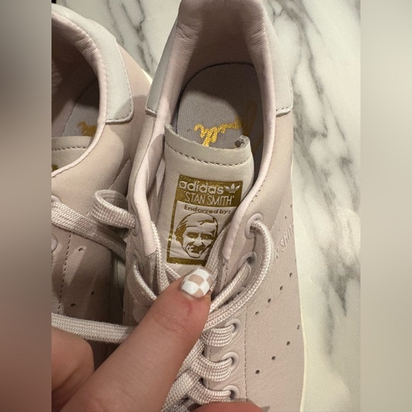 Adidas Women's- STAN SMITH- orchid off white - Picture 4 of 14